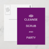 Schoonmaken en Briefkaart Oversteken van partij (Voorkant / Achterkant)