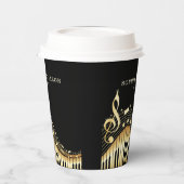 Schoonmaken en notities papieren bekers (Links)