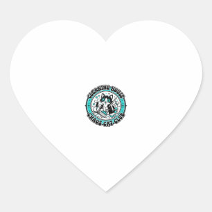 Schoonmaken Huis Chaos Kat Kattenliefhebber Shirt Hart Sticker