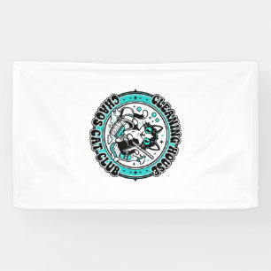 Schoonmaken Huis Chaos Kat Kattenliefhebber Shirt Spandoek