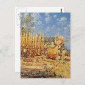 Schoonmaken in Provincetown Briefkaart (Voorkant / Achterkant)