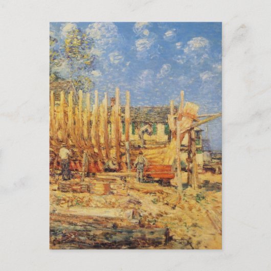 Schoonmaken in Provincetown Briefkaart (Voorkant)