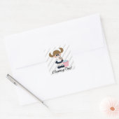 Schoonmaken Lady Maid Mop Bucket Planner Sticker (Envelop)