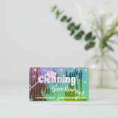 Schoonmaken Lady Sparkle Visitekaartje (Staand voorkant)