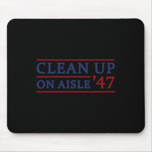 Schoonmaken op gangpad 47 Impeach 47 Anti Trump 86 Muismat