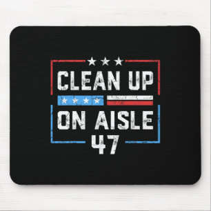 Schoonmaken op gangpad 47 Impeach 47 Anti Trump Pr Muismat