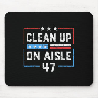 Schoonmaken op gangpad 47 Impeach 47 Anti Trump Pr Muismat