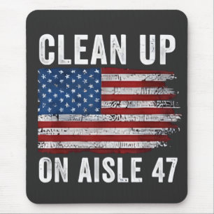 Schoonmaken op Gangpad 47 Shirt Impeach 47 Anti Tr Muismat