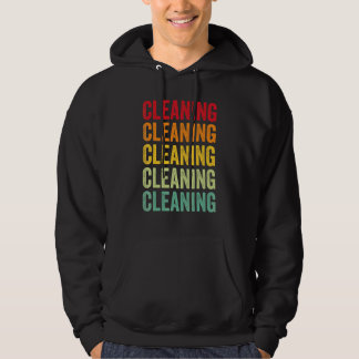 Schoonmaken Schoonmaken Hobbyist Regenboog Ontwerp Hoodie