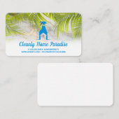 Schoonmaken Spray Home Logo | palmbladeren Visitekaartje (Voorkant / Achterkant)