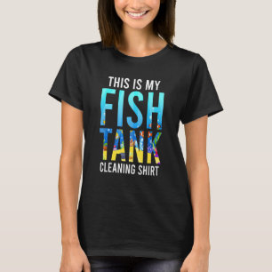 Schoonmaken van aquarium t-shirt