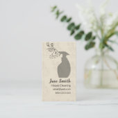 Schoonmaken van de flacon met spuitfles visitekaartje (Staand voorkant)