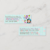 Schoonmaken van de Janitorial Lady Keeper Kitchen  Mini Visitekaartje (Voorkant / Achterkant)