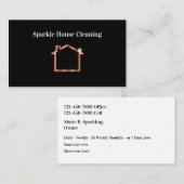 Schoonmaken van dubbelzijdige Visitekaartjes in kl (Voorkant / Achterkant)