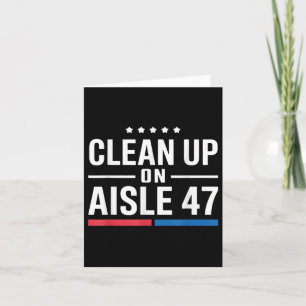 Schoonmaken van gangpad 47 impeach 47 anti Trump Kaart
