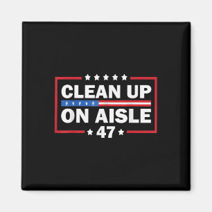 Schoonmaken van gangpad 47 impeach 47 anti Trump p Magneet