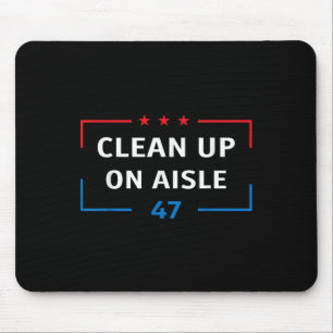 Schoonmaken van gangpad 47 impeach 47 anti Trump p Muismat