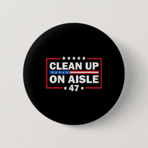 Schoonmaken van gangpad 47 impeach 47 anti Trump p Ronde Button 5,7 Cm