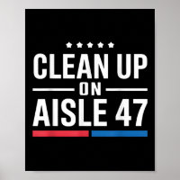 Schoonmaken van gangpad 47 impeach 47 anti Trump
