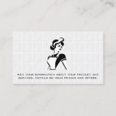 schoonmaken van het huis | Badkamer Tegels Achterg Visitekaartje (Achterkant)