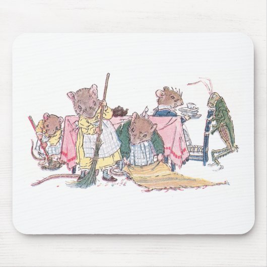 Schoonmaken van muizen, zogen, enz. muismat (Voorkant)