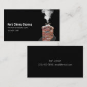 Schoonmaken van schoorsteen visitekaartje (Voorkant / Achterkant)