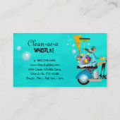 Schoonmaken Visitekaartje scooter Girl Silver Dama (Achterkant)