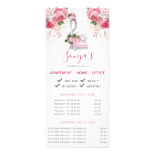 Schoonmaken voor bedrijven Promotionele stofzuiger Reclamekaart (Voorkant)