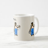 Schoonmakende Dame Mok (Voorkant rechts)