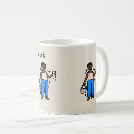 Schoonmakende Dame Mok (Voorkant rechts)