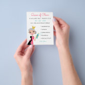 Schoonmakende ijskolonenveer flyer (Hand)