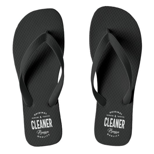 Schoonmaker Baan Titel Tee Cadeau Heren Dames Teenslippers (Voetbed)