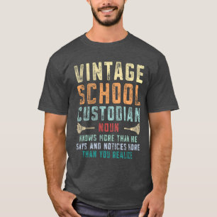 Schoonmaker Conciërge School Schoonmaakster Schoon T-shirt