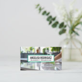 Schoonmaker Het wassen van de Keuken Teller Visitekaartje (Staand voorkant)