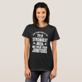 Schoonmaker Mannen Conciërge Schoonmaker Caretaker T-shirt (Voorkant volledig)