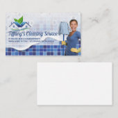 Schoonmaker met mop | Schoonmaker Visitekaartje (Voorkant / Achterkant)