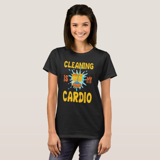 Schoonmaker T-shirt (Voorkant volledig)