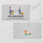 Schoonmakers Visitekaartje (Voorkant / Achterkant)