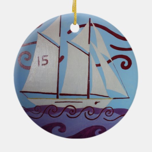 Schoonmakers voor sierdoeleinden keramisch ornament (Achterkant)