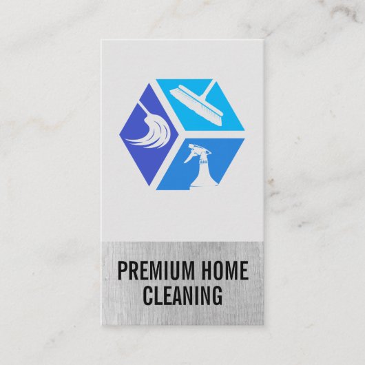 Schoonmakers voor thuis | Dienstmeid | Dweil bezem Visitekaartje (Voorkant)
