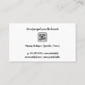 Schoonmakers Werk Huishoudelijke Klussen | Dienstm Visitekaartje (Achterkant)