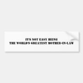 schoonmoeder bumpersticker (Voorkant)