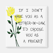 Schoonmoeder cadeaumagneet magneet (Voorkant)