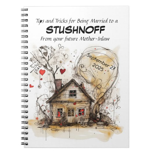 , schoonmoeder gids voor het huwelijk notitieboek (Voorkant)