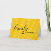 schoonmoeder-in-law polka-stip-verjaardag kaart (Voorkant)