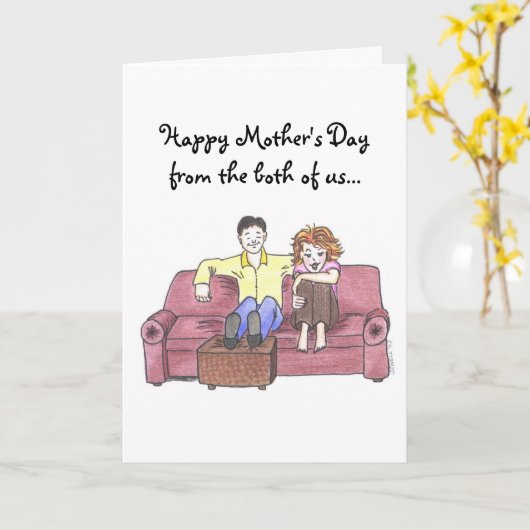 schoonmoeder kaart (Gele Bloem)