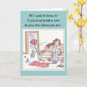 Schoonmoeder Kaart (Gele Bloem)