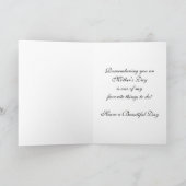 schoonmoeder Moederdag Kaart (Binnen)