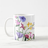 Schoonmoeder Moederdag Kleurrijke tuin Koffiemok (Links)