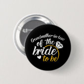 Schoonmoeder Van De Aansluitende Bruid Grote Bruil Ronde Button 5,7 Cm (Voorkant /achterkant)